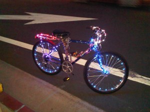 One way to get noticed and seen.